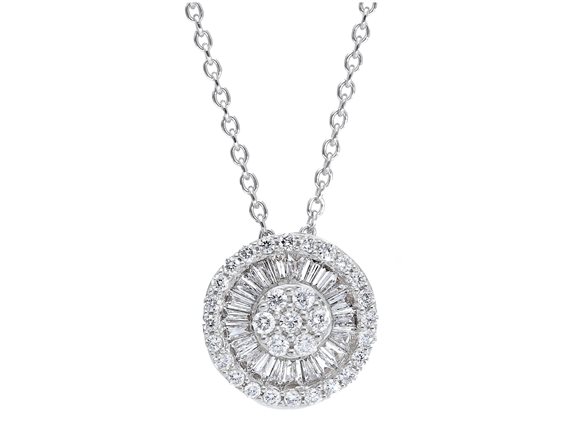 Collana Gazzola Donna Magic Collection in Oro bianco Diamante 0.39 Ct 235257 - 235257